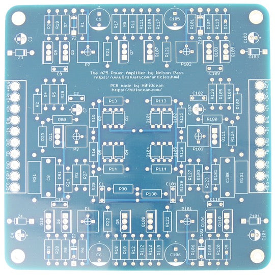 A75 Class A MOSFET Power Amplifier Front End Board (PCB only, no parts)