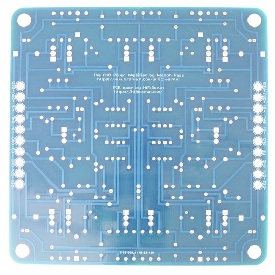 A75 Class A MOSFET Power Amplifier Front End Board (PCB only, no parts)