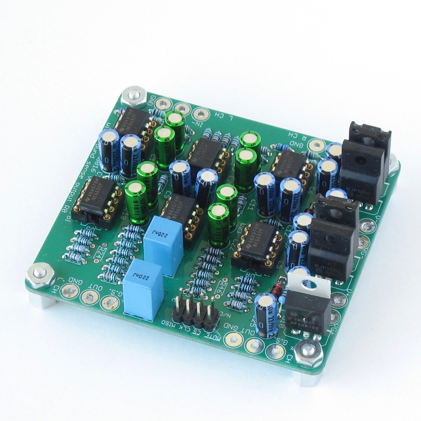 WM8816/MAS6116 Balanced Digital Volume Control Board with Ground Sensing (PCB only, no parts)