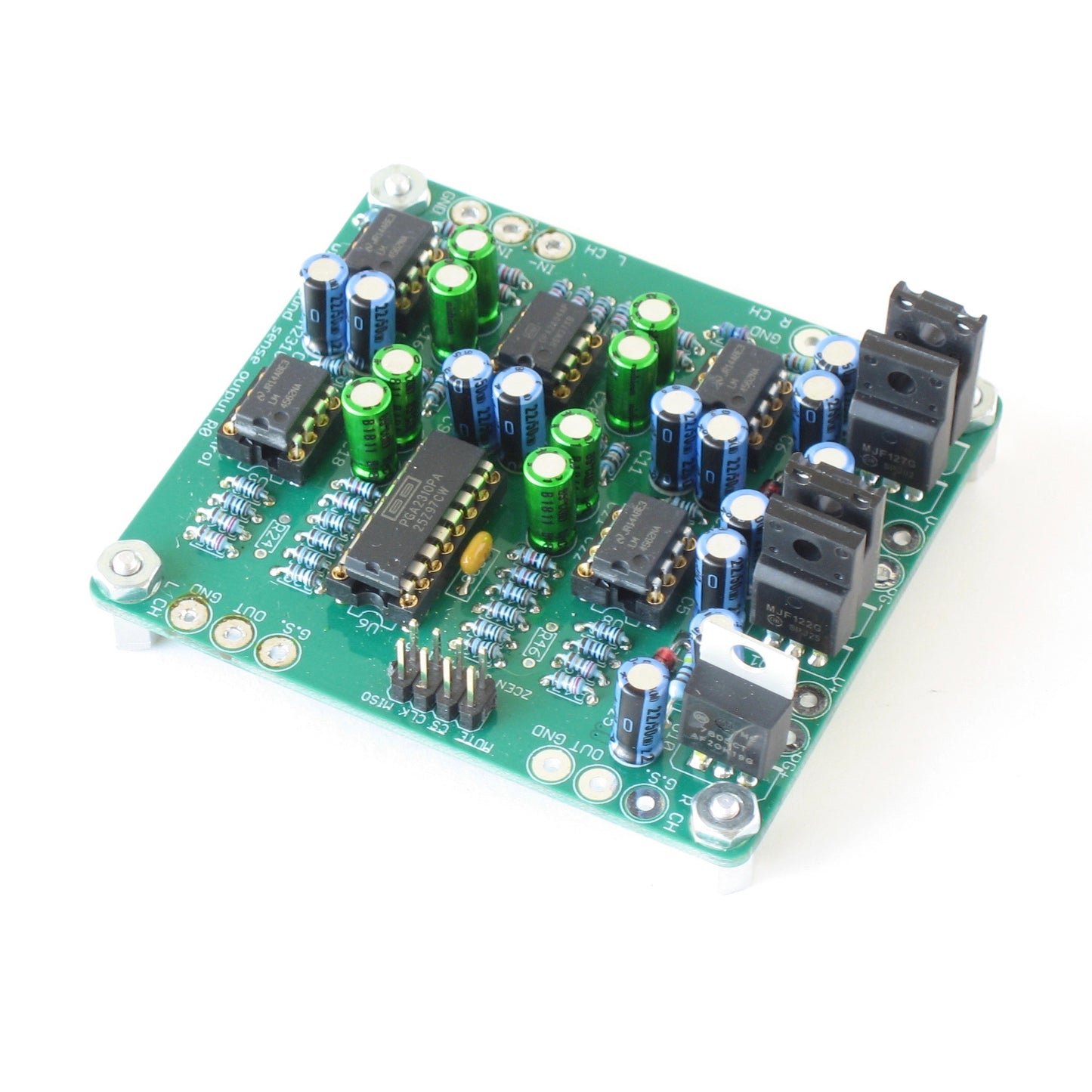 PGA2310 Balanced Digital Volume Control Board with Ground Sensing (PCB only, no parts)